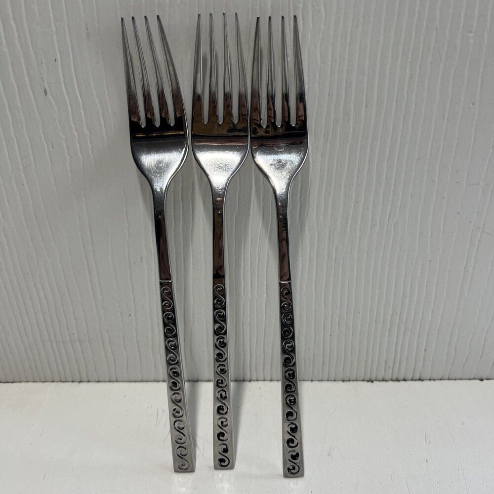 HARMONIQUE International STAINLESS DELUXE Flatware ︱Set of 3 Forks